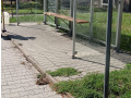 Čištění autobusových zastávek